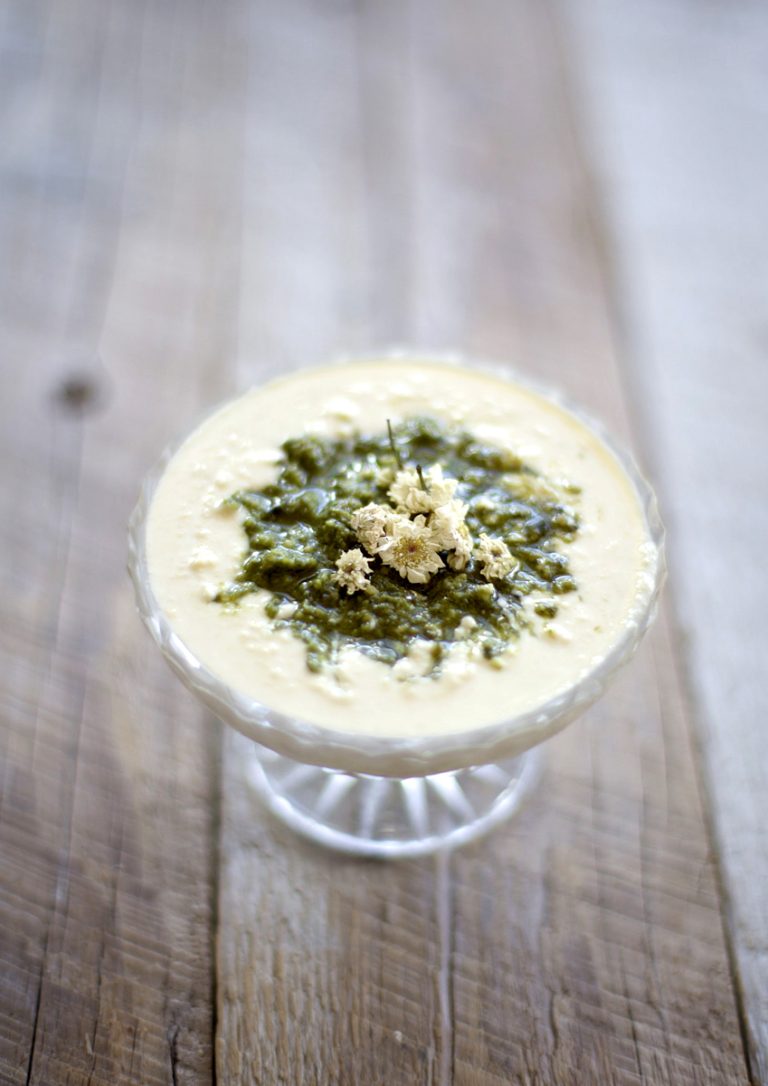 Houmous à la marguerite